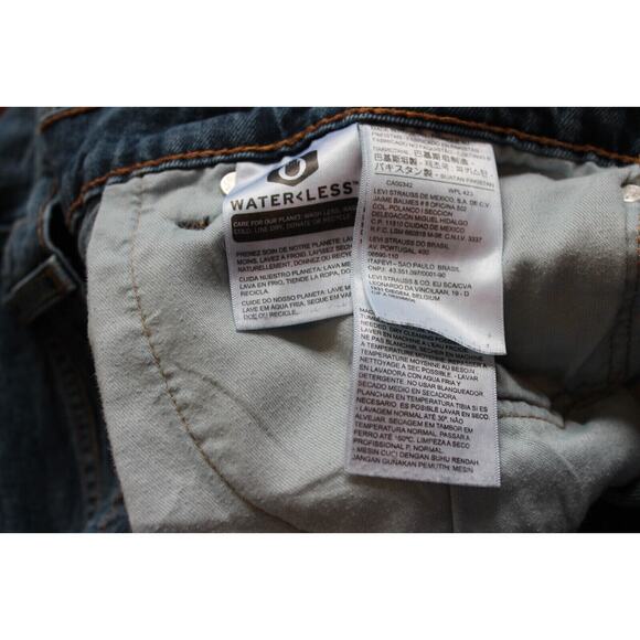 Levi's 541 Jeans Mens 48x29 Blue Athletic Taper Flex Stretch Medium Wash Denim - Picture 5 of 5